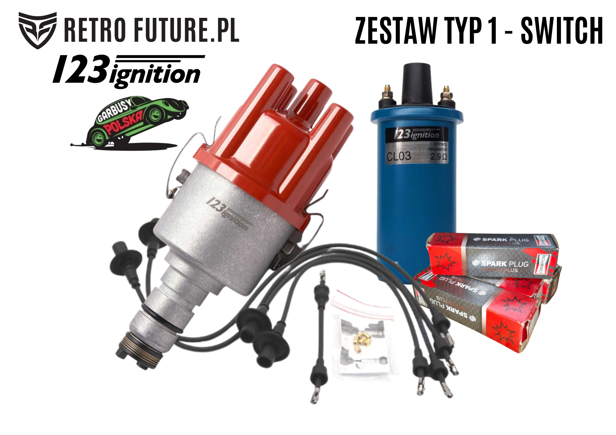 Zestaw zapłonowy 123ignition – VW Typ 1 - SWITCH